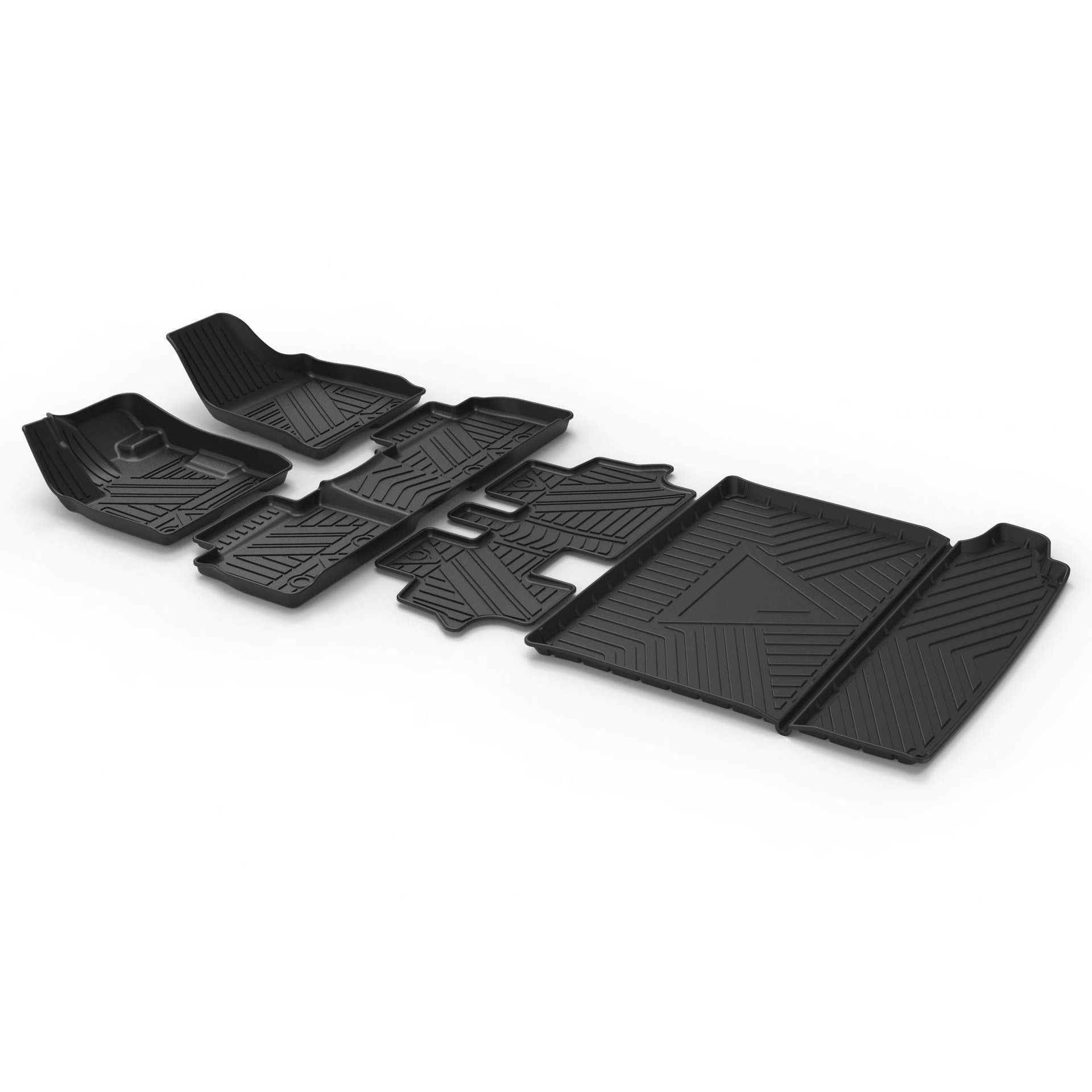 全包汽车TPE脚垫适用于传祺GS8/GS4专车专用tpe环保防水后备箱垫 - 图2