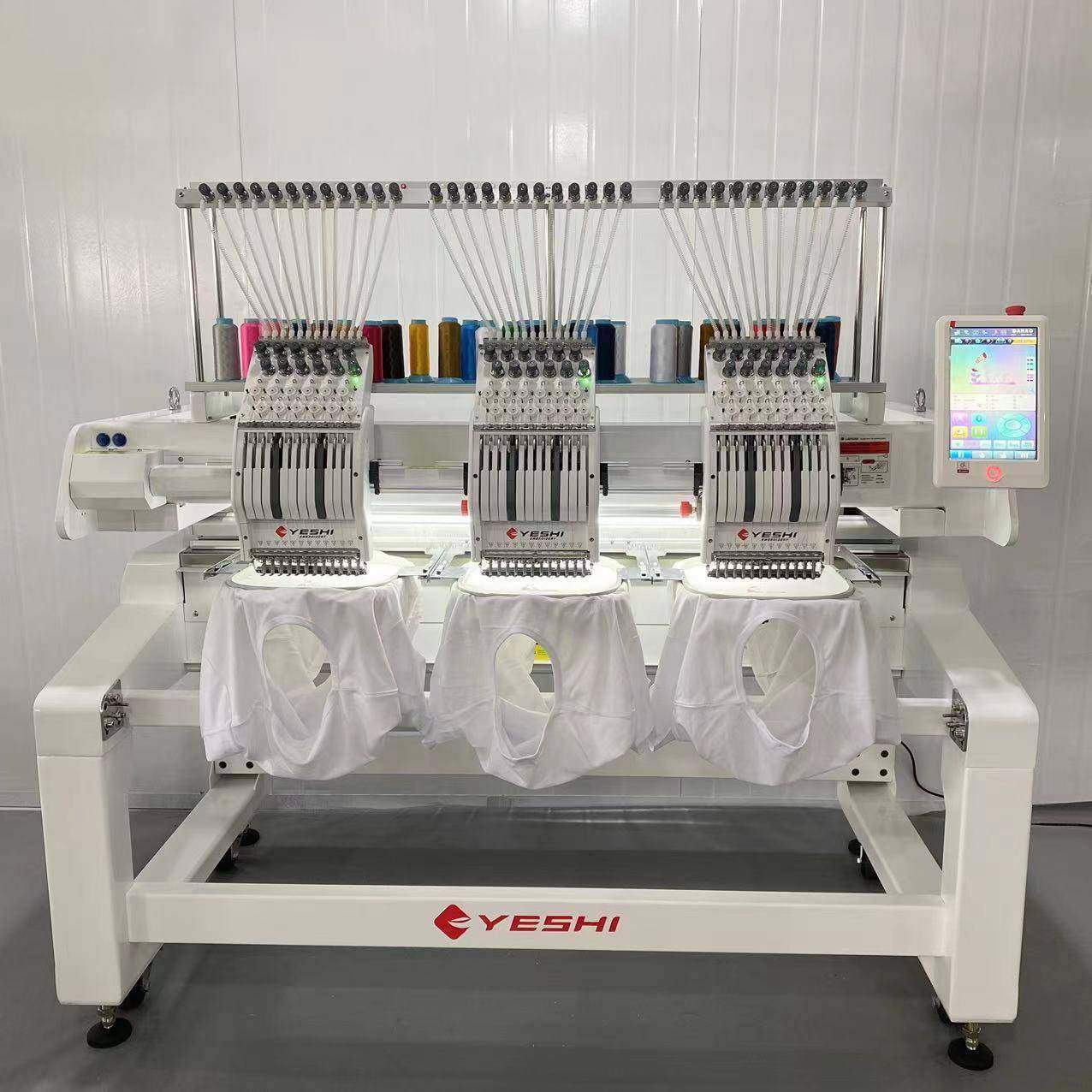 2025款叶氏三头绣花机新款12针成衣绣帽子裁片绣个人电脑绣花机,淘宝优惠券,粉丝福利购,淘宝优惠卷