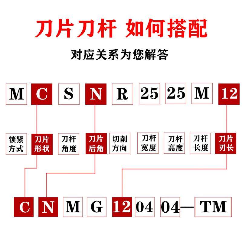 盛弗克数控45度外圆车刀刀杆MCSNR2020/2525/3232M12车床刀具菱形,淘宝优惠券,粉丝福利购,淘宝优惠卷