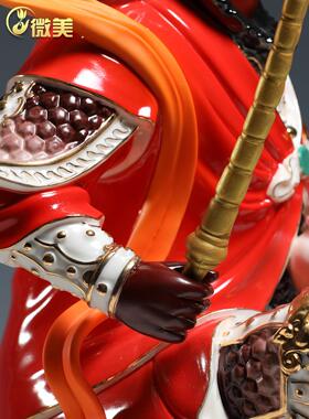 威美12 ~ 16JTR寸家居赵公像明吴财神陶像入口塑料五瓷行财神造型
