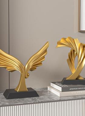 轻奢家居酒柜办公室客厅电视柜工艺品玄关摆件大鹏展翅送礼男