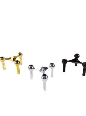 复古摆件创意分子结构金属组合设计师样板间简约拼接烛台