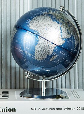 创意地球仪摆件桌面m学生教学轻奢家用酒柜办公室玄关书房装饰摆