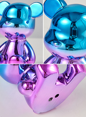 速发熊面桌摆件轻奢客厅电视柜车载饰装潮流家居饰品