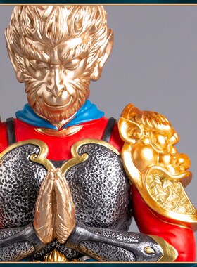 速发青砂送创意国潮斗战朋佛居家办公装饰大圣桌面摆件胜友石礼