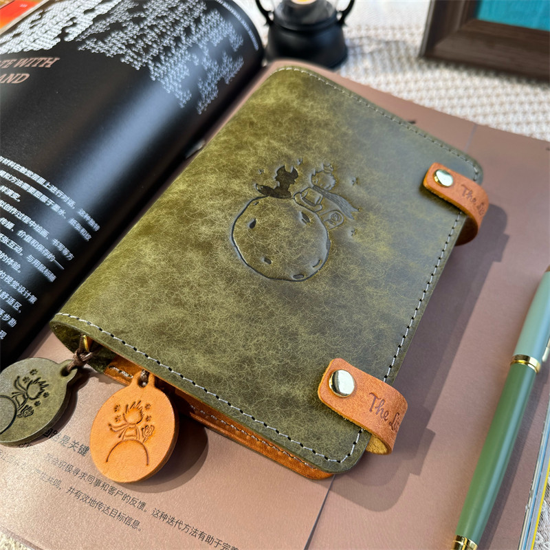 真皮活页2025礼物海盐蓝pueblo皮A7手账本记事本M5奇葩A6活页定制,淘宝优惠券,粉丝福利购,淘宝优惠卷