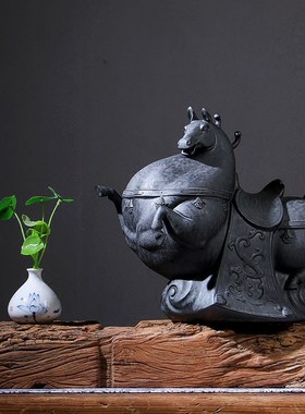 速发唐马礼品马到成办礼艺品家居装饰品功公室开业工品摆件