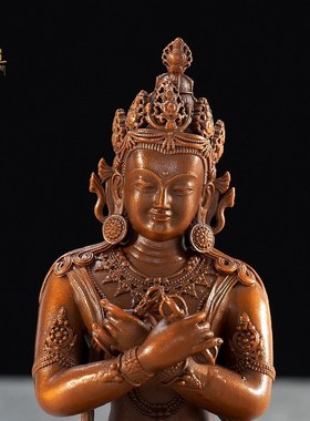 速发西藏持佛像金刚总式铜像摆件藏传神像厅用客家供奉坐像寸