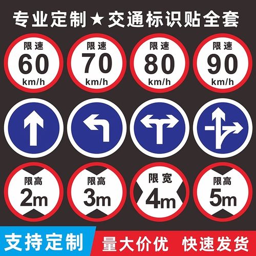限高标志牌限高标识牌限高4.5米5米反光铝板标志标牌限制高度警示牌限重限速交通安全标志牌限高牌提示牌定制 - 图0