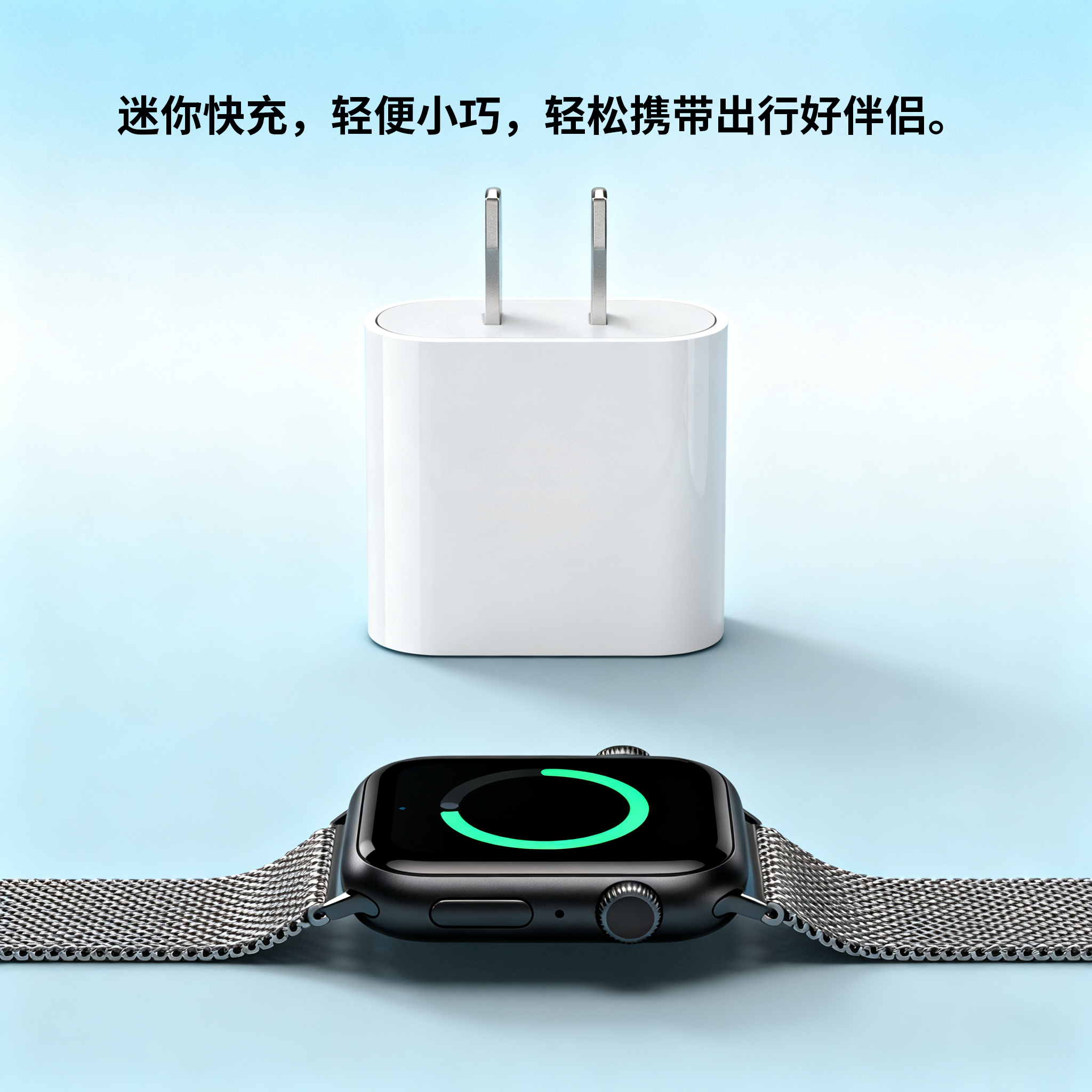 适用苹果手表30W/20W充电器s10快充头watch插头s11便携认证s9/S8/S7/S6/se/ultra3/2iwatch充电头4/3/2/1快充 - 图2