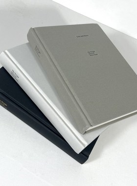 英文黑白灰风格简约布面纹u仿真书本样板房家居客厅书房摆件装饰