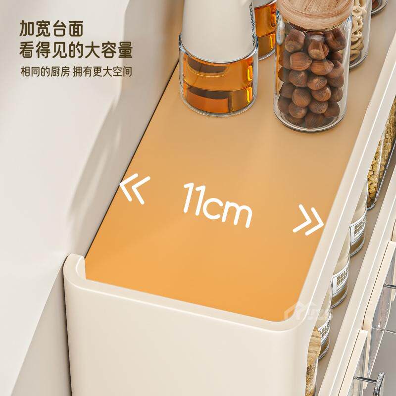 厨房调料置物架家用可壁挂可台面免打孔调味料组合二合一收纳架