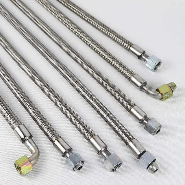 Loader forklift air metal pipe air pump air pump connecting gas pipe heat-resistant pipe connecting pipe steel wire gas pipe