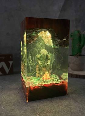 黑暗之魂立体模型洋葱骑士夜灯卡塔琳娜的西格迈尔人物游戏礼物