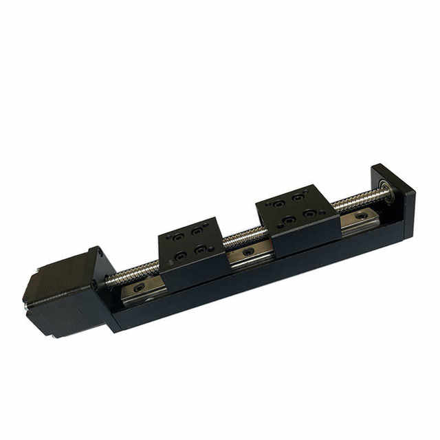 Micro 28 linear bidirectional positive and negative tooth stepper motor guide rail slide T-type screw rod linear rail electric slider module