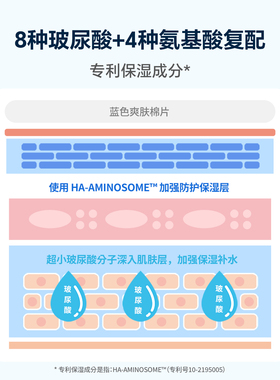 唯拉珠玻尿酸保湿精华棉片