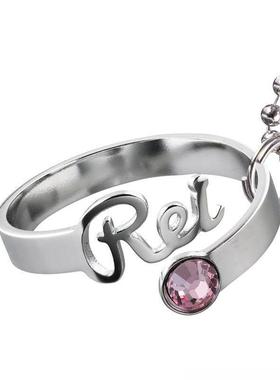 原创设计 IVE韩国女团戒指吊坠挂件安宥真张元英金秋天直井怜应援