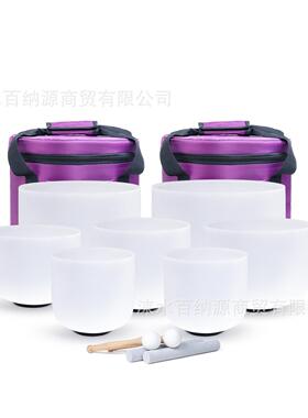 432HZ准音成套水晶颂钵款瑜伽静心音乐碗冥想颂钵音疗音疗套装