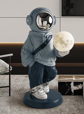 贝汉美宇航员客厅落地摆件家居电视柜大型太空人乔迁礼物