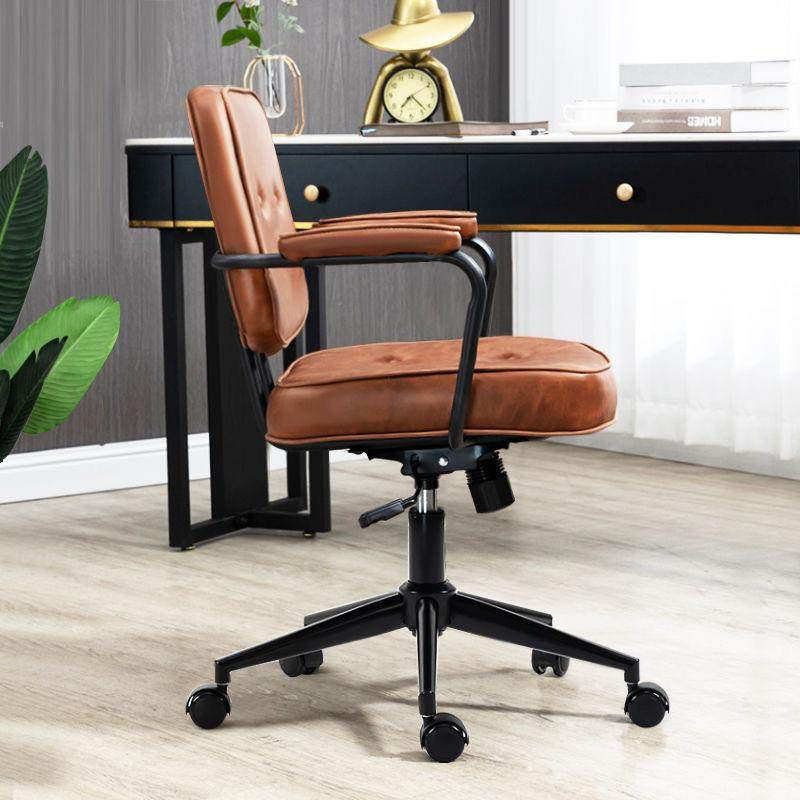 极简办公椅子舒适久坐皮质靠背家用办公座椅书桌椅书房学习电脑椅,淘宝优惠券,粉丝福利购,淘宝优惠卷