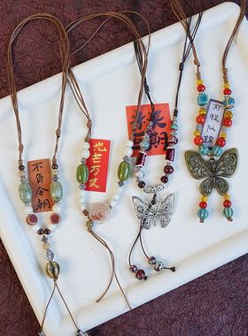 合金热销项链新中式民族风陶项链