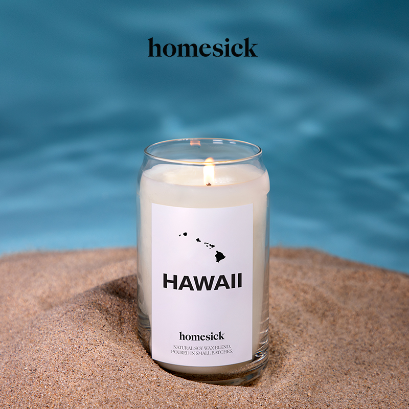 【618现货】HOMESICK蜡烛香薰 Hawaii夏威夷香薰蜡烛卧室-图1