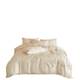 Fresh embroidered orchid filament four-piece set summer quilt cover naked sleeping single silky bedding 1.8m set