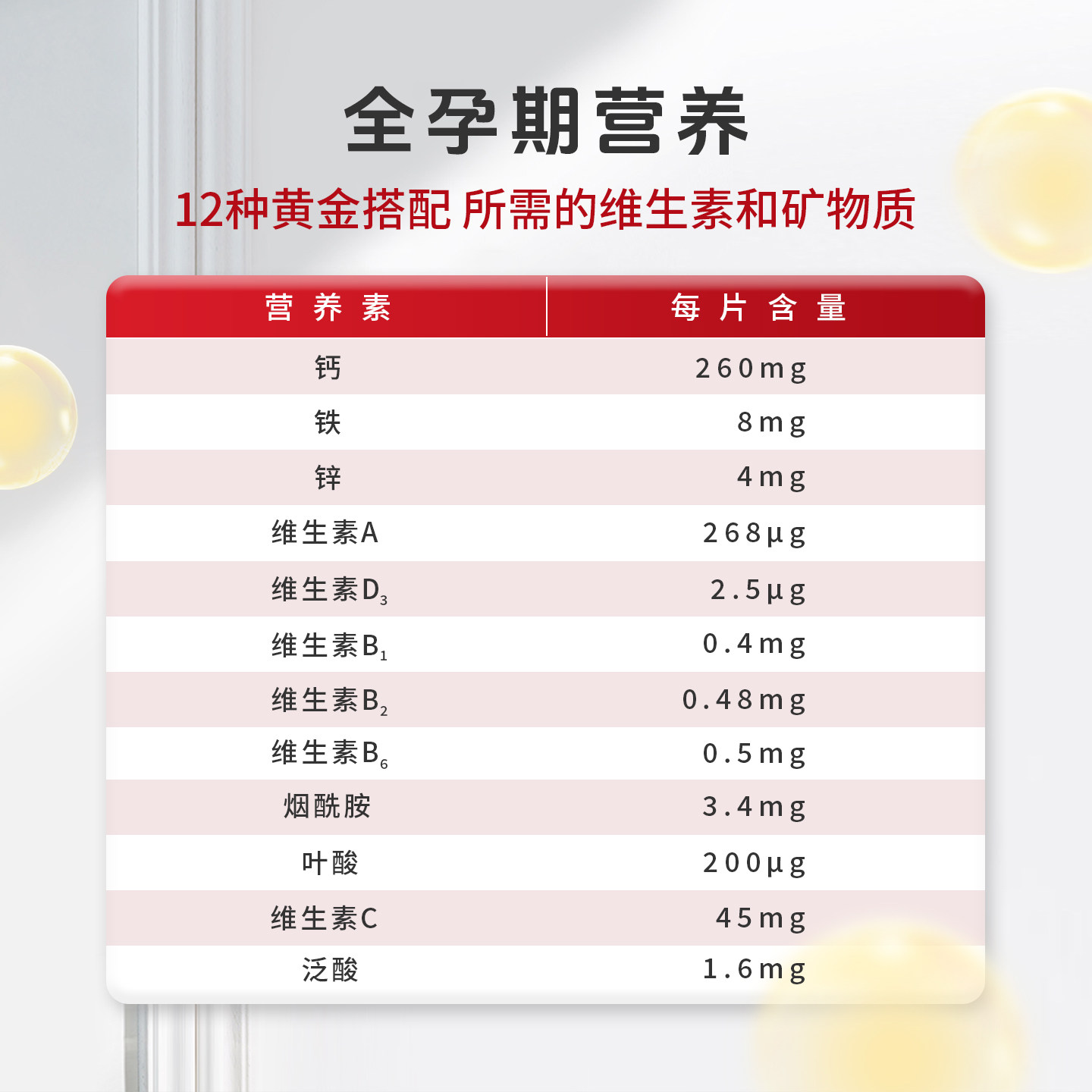 金十月馨3段孕妇复合维生素孕晚期叶酸钙铁锌全孕期营养品补充剂,淘宝优惠券,粉丝福利购,淘宝优惠卷