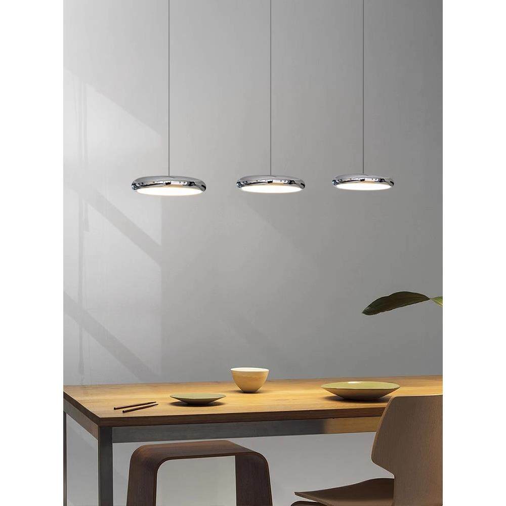 飞碟餐厅吊灯现代简约三头吧台吊灯北欧极简圆形长盘餐桌饭厅吊灯,淘宝优惠券,粉丝福利购,淘宝优惠卷