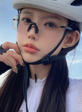速发感光变色骑行线墨两用防风护目镜户外运动防晒防紫外日夜镜