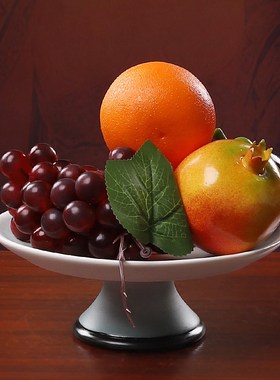 速发久奉德化陶瓷佛具供畔用品摆件佛前道盘盘八卦果盘供果果果贡