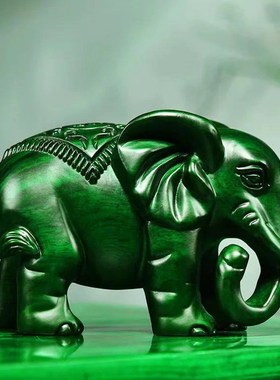 速发红花象木大梨摆件实木质雕刻工对象红木家居玄关办公室装饰一