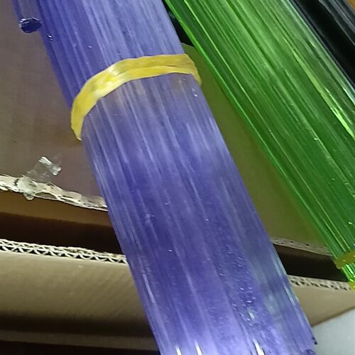速发浅气泡紫 purple 高硼硅玻璃棒硬料exp060气泡紫 直径约6-8mm - 图1