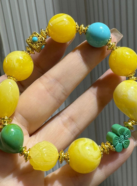 爆款新款屁屁桃多宝手链爱心奶盖网红可爱女生手串女朋友礼物首选