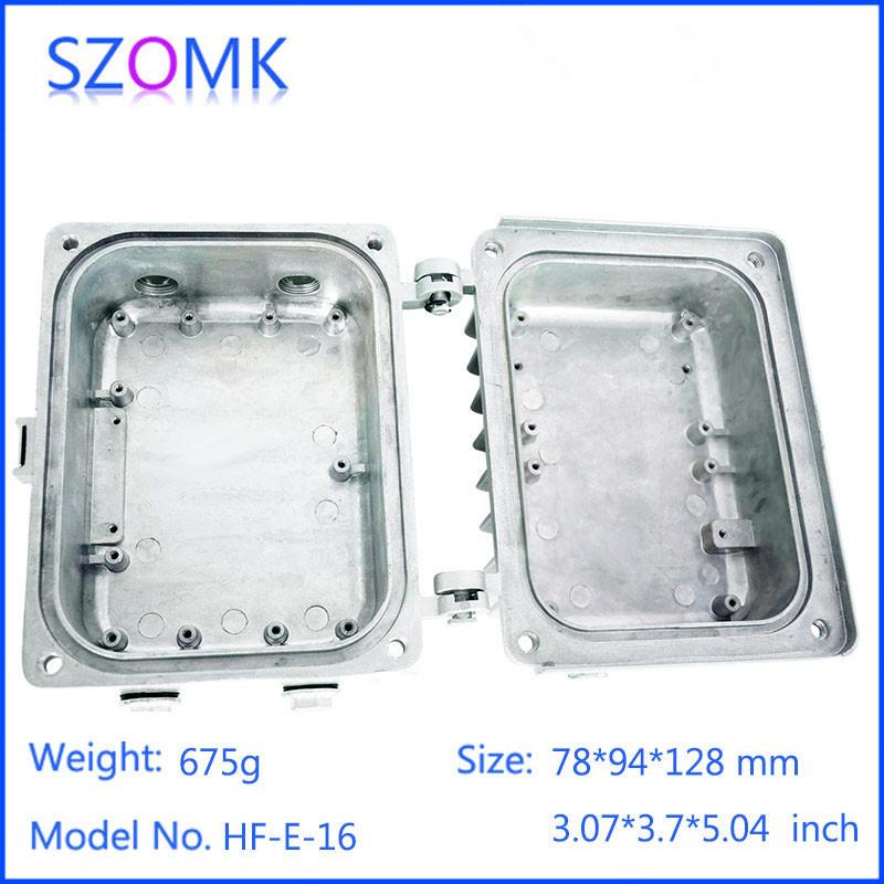 Okom die-cast aluminum shielding box shell cable junction box aluminum alloy chassis waterproof box shell HF-E-16