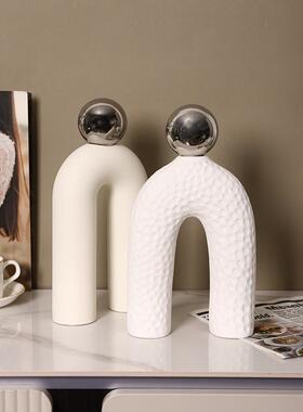 级感7314B现代简约摆件小众艺术办公室样板间装饰品高客厅软柜装