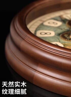 2025新厅款覆古齿轮机挂钟客家用创意艺术挂时钟表械轻DD-GSR44奢