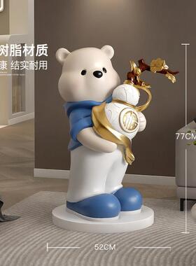 型葫芦熊摆bk250310落地件存钱罐大容量客厅高电视柜旁轻奢级感乔