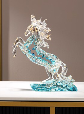 速发马上级钱摆件招财客厅酒柜轻奢高感高有档玄关装饰品乔迁礼物