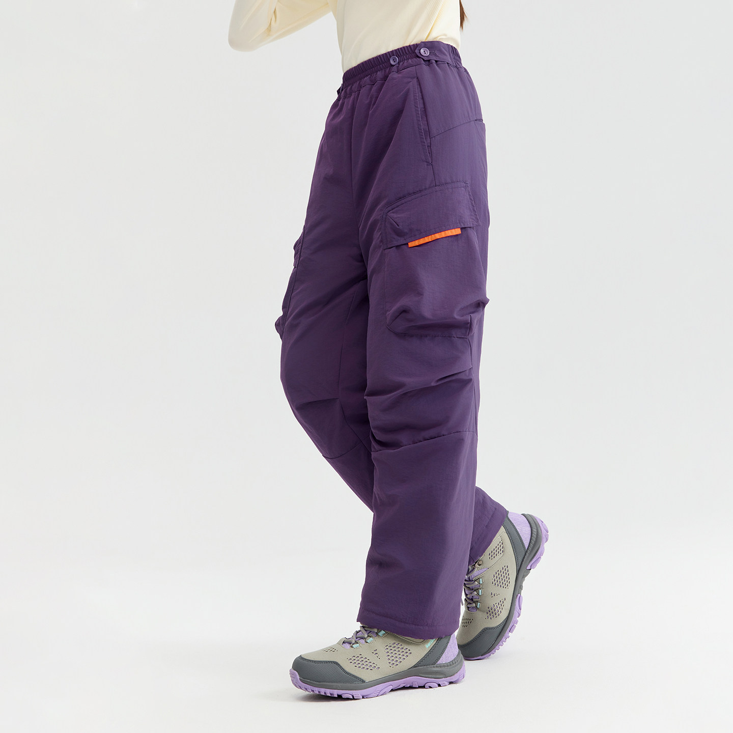 奇动【风雪壳】女童冬季羽绒裤2026新款儿童外穿防水加厚保暖裤潮,淘宝优惠券,粉丝福利购,淘宝优惠卷