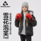 Qidong Children's Wear Snow Puff Girls' Three-Proof Goose Down Jacket Children's Thick Down Jacket 2026 Winter New Style