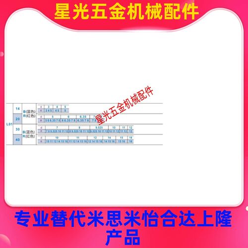 联轴器DCL01-D14/D20/D30/D40-R/B-d14-e15-d10/d12/8怡合达DEP11 - 图0
