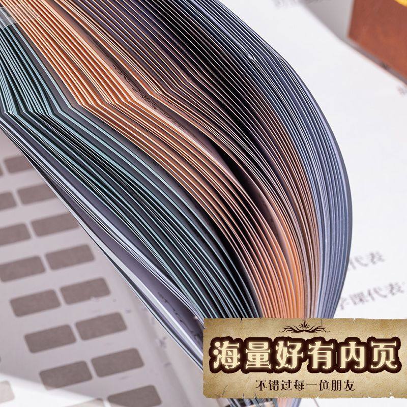 哈利波特同学录2024新款魔法皮面同学录小学生六年级毕业成长纪念