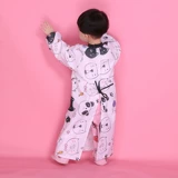 Детская мультяшная накидка для стрижки волос, фартук, детский нагрудник для домашнего использования