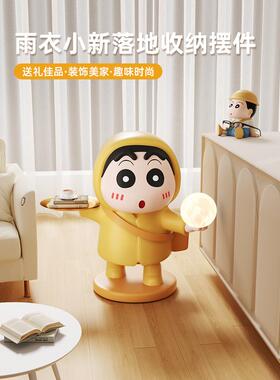 蜡笔小新客YYQ10013厅落地件电视柜沙发号公仔大创意落地摆灯托盘