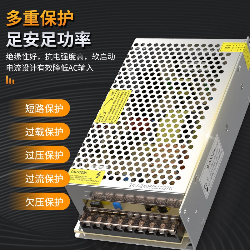 S-350W400-24v15a industrial monitoring 12v transformer adapter DC5V DC switching power supply box 24v
