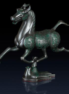 铜马摆件马踏飞燕铜奔马摆件马到成功客厅家居办公室饰品工艺礼品
