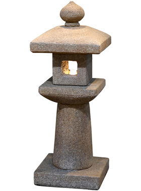 中式太阳能户外灯别墅景观草坪灯庭院石灯笼日式花园W造景布置摆