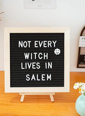 ins毛毡字母拼字板桌面装饰摆件生日布置留言板宝宝周岁拍照道具