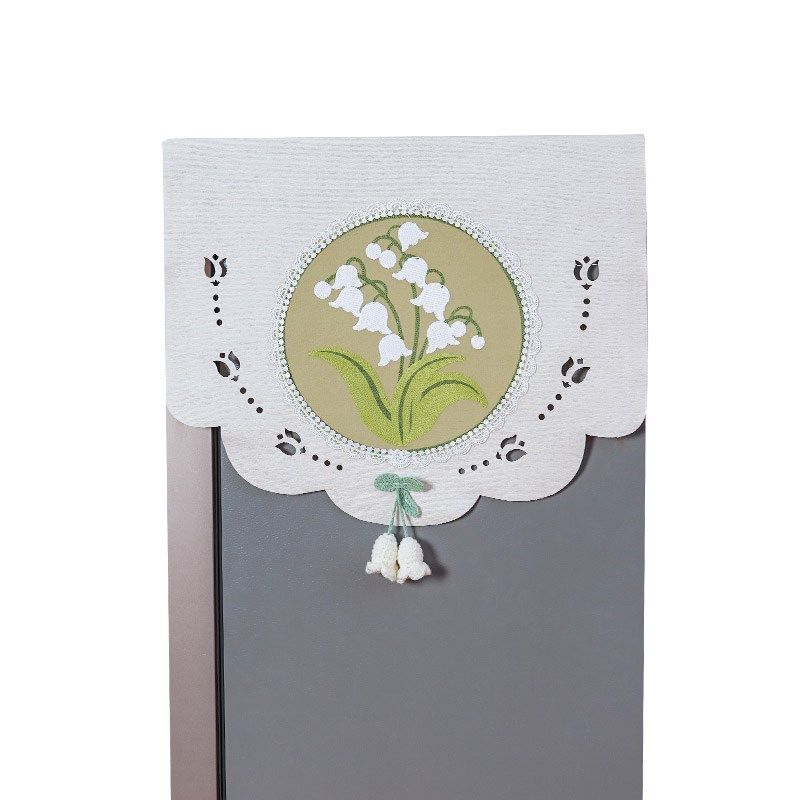 现代简约冰箱防尘盖布奶油风洗衣机防尘I罩刺绣家用单双开门冰箱,淘宝优惠券,粉丝福利购,淘宝优惠卷